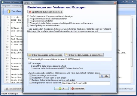 Vorleseprogramm